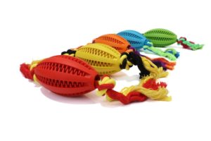Dental Rugby Ball With Rope