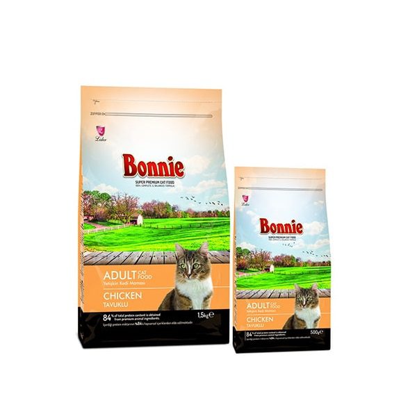 Bonnie Cat Food 1.5 500g
