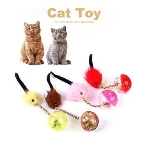 Cat Ball & Feather Cat Toy