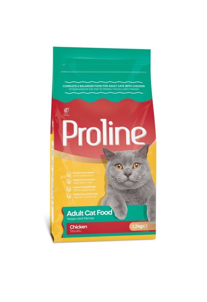 Proline Adult Cat Food chicken 600x776
