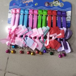 Cat Collars Color Full with Bell and Bow